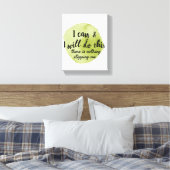 motivatie gezegden voor zelfverzorging canvas afdruk (Insitu (Slaapkamer))