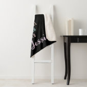 Motivatie Gift voor Tiener Meisje Zwart Custom Sherpa Deken (In situ)