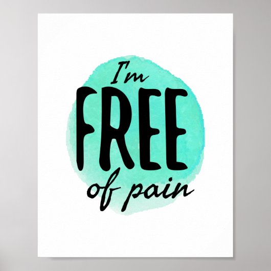 motivatie goede vibes voor harde werknemers poster (Voorkant)