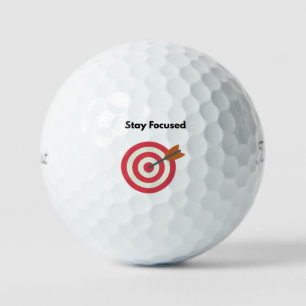 Motivatie golfballen - "Blijf gefocust"