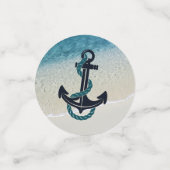 Motivatie golven van Turquoise Blue Ocean Surf Confetti (Kleine voorkant)
