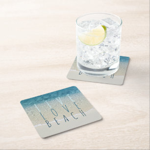 Motivatie golven van Turquoise Blue Ocean Surf Kartonnen Onderzetters