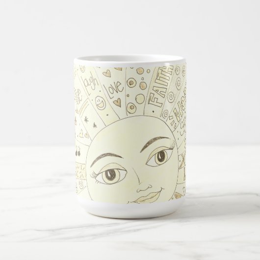 Motivatie Graffiti-zon - NIEUW Koffiemok (Center)