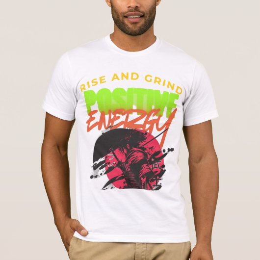 Motivatie grafisch T-shirt (Voorkant)