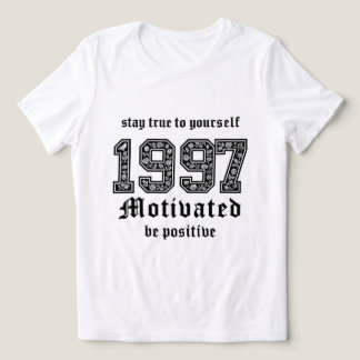 Motivatie grafisch T-shirt - blijf trouw aan jezel
