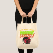 Motivatie grafische Canvas tas (Voorkant (product))