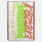 Motivatie Graphic worp fleece deken (Voorkant Verticaal)