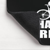 Motivatie grappige fietsquotes muismat (Hoek)