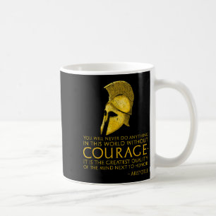 Motivatie Griekse filosofie - Aristoteles Quote op Koffiemok