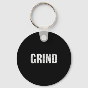 Motivatie Grind, Mantra Distressed Hustle Sleutelhanger