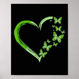 Motivatie Groene Vlinder Geestelijke Gezondheid Aw Poster