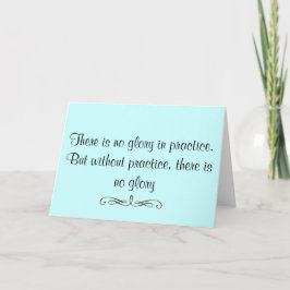 Motivatie Groeten voor Court Reporting Student Kaart