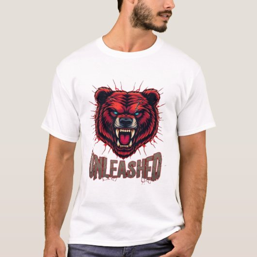 Motivatie Gym Beast Mode T-Shirt Design (Voorkant)