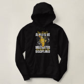 motivatie gym inspirerend quote carrosserie hoodie (Design voorkant)