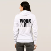 Motivatie gym ontwerp hoodie (Achterkant volledig)