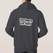 Motivatie gym ontwerp hoodie (Achterkant)
