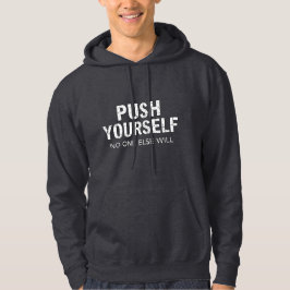 Motivatie gym ontwerp hoodie