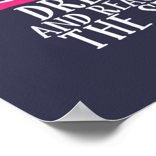 Motivatie gymnastiek Citaat Gymnast Athlete Poster (Hoek)