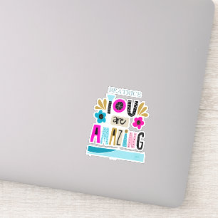 Motivatie handgeschreven offerte Gepersonaliseerd Sticker