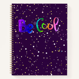 Motivatie handlettering Be cool Spiral Notitieboek