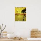 Motivatie, heldere zijdelingse offerte poster (Keuken)