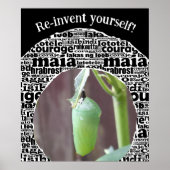 Motivatie heropenen uzelf! Chrysalis Poster (Voorkant)