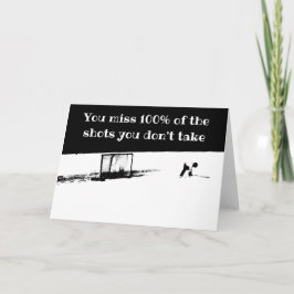 Motivatie Hockey Card Kaart