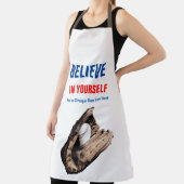 Motivatie honkbal Beleef uw eigen prijsopgave Schort (Insitu)