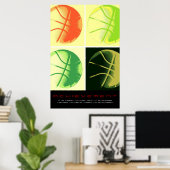 Motivatie honkbalsport poster (Thuiskantoor)