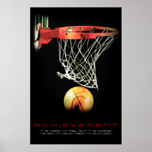 Motivatie honkbalsport poster