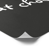 motivatie humor typografie zwart-wit poster (Hoek)