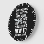 Motivatie Humor - wanneer je zin hebt om te stoppe Grote Klok (Hoek)