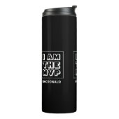 Motivatie I BEN DE MVP Thermal Tumbler Thermosbeker (Gedraaid links)