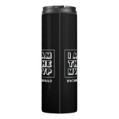 Motivatie I BEN DE MVP Thermal Tumbler Thermosbeker (Achterkant)
