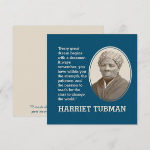 Motivatie IEDEREEN DREAM Harriet Tubman