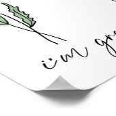 Motivatie inspiratie Floral Hand Drawn Flowers Poster (Hoek)