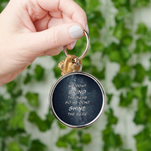 Motivatie inspiratie voor de korst- en giststeen sleutelhanger