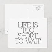 Motivatie, inspiratie, woorden van wijsheid. citee briefkaart (Voorkant / Achterkant)