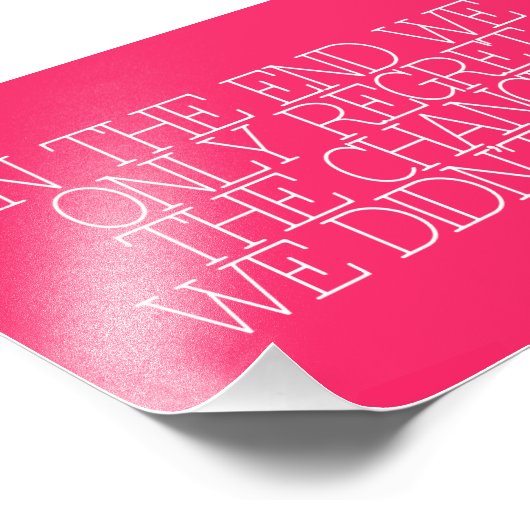 Motivatie, inspiratie, woorden van wijsheid. citee foto afdruk (Hoek)