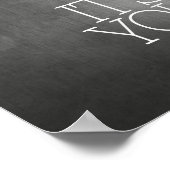 Motivatie, inspiratie, woorden van wijsheid. citee poster (Hoek)