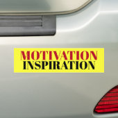 MOTIVATIE-INSPIRATIEMODEL/sticker/MAGNET Bumpersticker (Op auto)