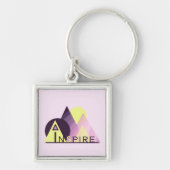 Motivatie "INSPIRE" Sleutelhanger (Voorkant)