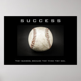 Motivatie Inspire voor Baseball Artwork Poster