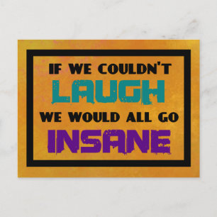 Motivatie Inspirerend Citaat op Gelach Briefkaart