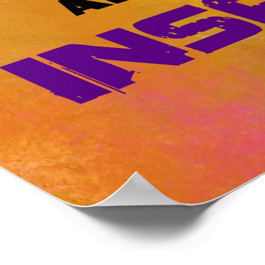 Motivatie Inspirerend Citaat op Gelach Poster (Hoek)