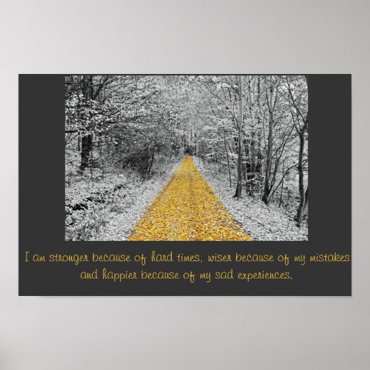 motivatie inspirerend citaat poster (Voorkant)