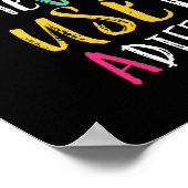 Motivatie Inspirerend Citaat Typografie Poster (Hoek)