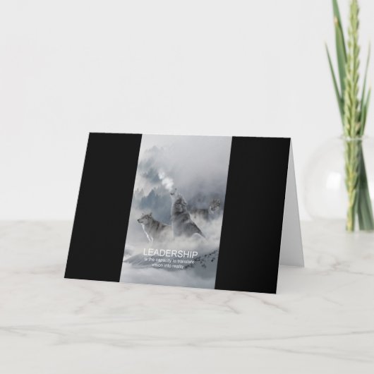 motivatie inspirerend citaat van leiding kaart (Voorkant)