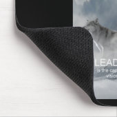 motivatie inspirerend citaat van leiding muismat (Hoek)