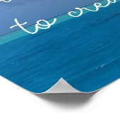 Motivatie Inspirerend citaat van Moeder Theresa Poster (Hoek)